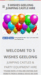 Mobile Screenshot of 5wishesgeelong.com